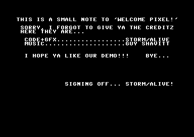 Welcome Pixel